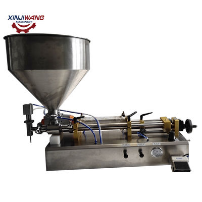 quality  Semi Automatic Food Tomato Sauce Honey Vegetable Oil Essential Oil Filling Machine Filler With Good Price factory