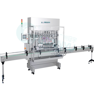 Hot Selling Chemical Cosmetics Equipment Shower Gel Filling Automatic Straight Production Line Machine Dish Wash Liquid Soap Filler