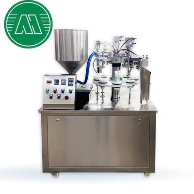 Automatic Food Toothpaste Hand Cream Mascara Cosmetic Plastic Sealing Soft Tube Filling Machine