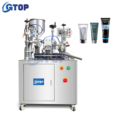 Chemical Semi Automatic Cosmetic Plastic Tube Filling And Sealing Machine Cream Tube Filler Packaging Machine