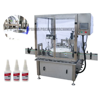 Super Automatic Nail Polish Gel Gel Filler High Efficiency PLC Control Liquid Filling Machine Bottling Production Line
