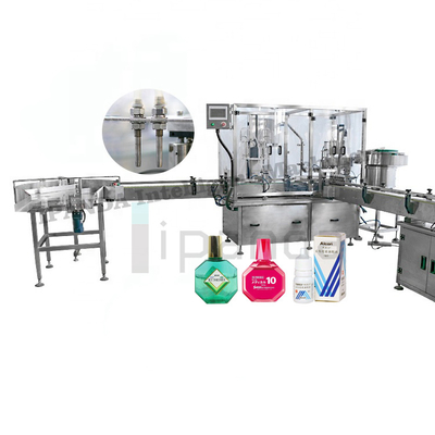 Automatic 10ML Food PET Small Plastic Glass Gel Bottle Nail Polish Nail Eye Drop Filling Machine