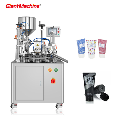Food HOT SALE Semi Automatic Plastic Tube Filling And Sealing Machine For Cosmetic Cream Lotion Toothpaste CE Certificate
