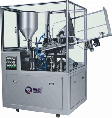 Pharmacy Cream Toothpaste Chemical Automatic Foil Can Full Automatic Tube Filling And Sealing Machine