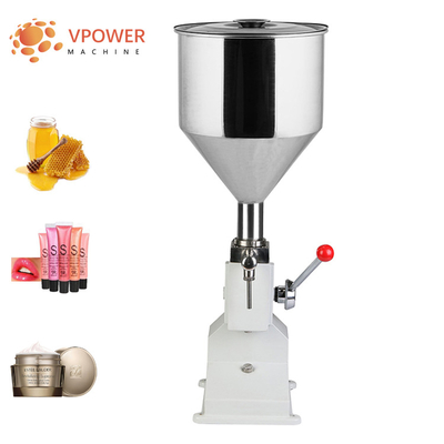 Work Efficiently A03 Manual Water Honey Ice Cream Cosmetic Paste Lotion Oil Sausage Lip Gloss Liquid Filling Machine