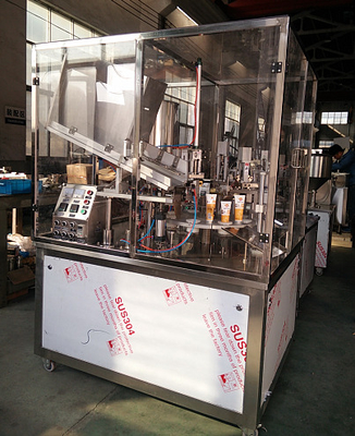 Food Cosmetic Cream Plastic Tube Filling And Sealing Machine